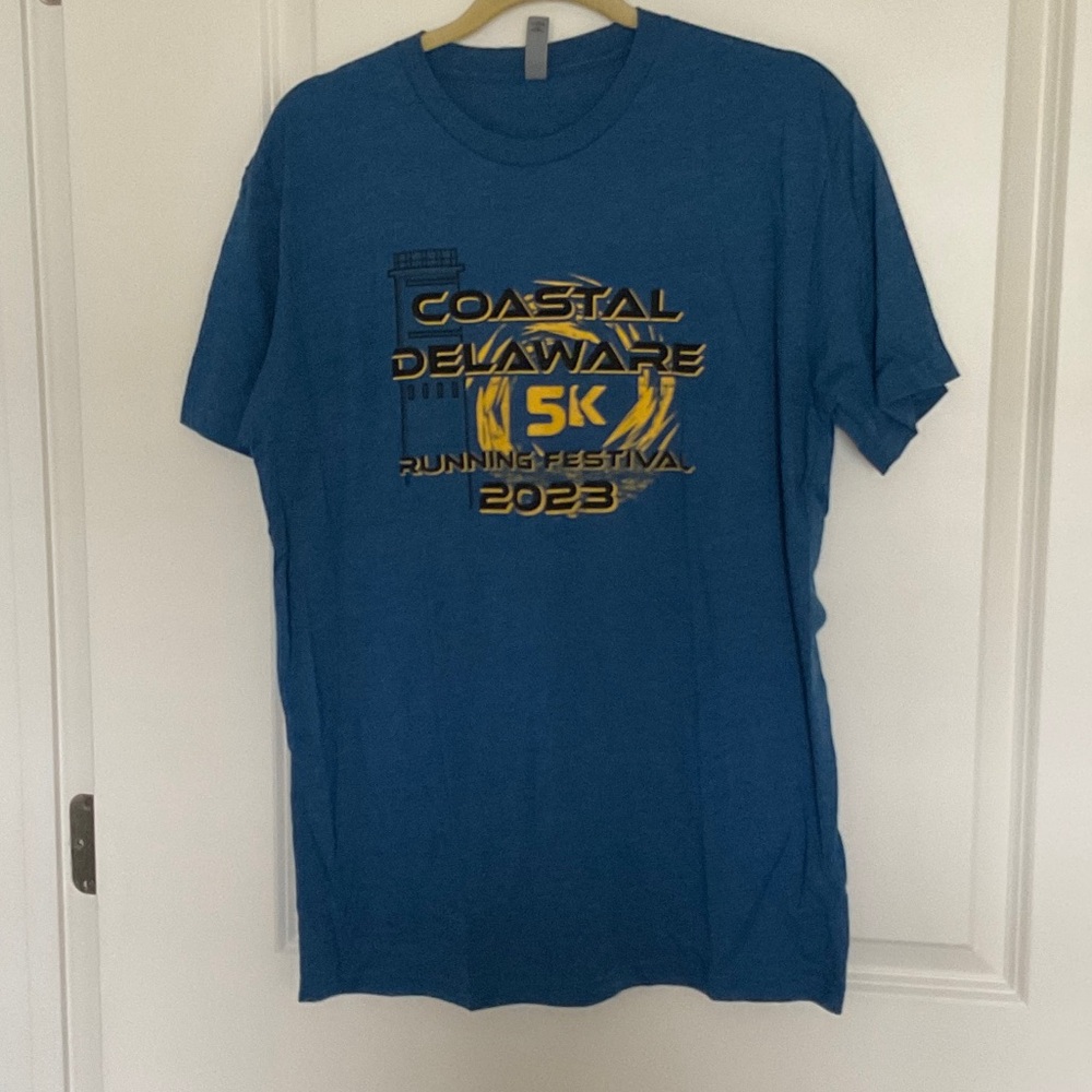 Coastal Delaware 5K Blue T-Shirt
